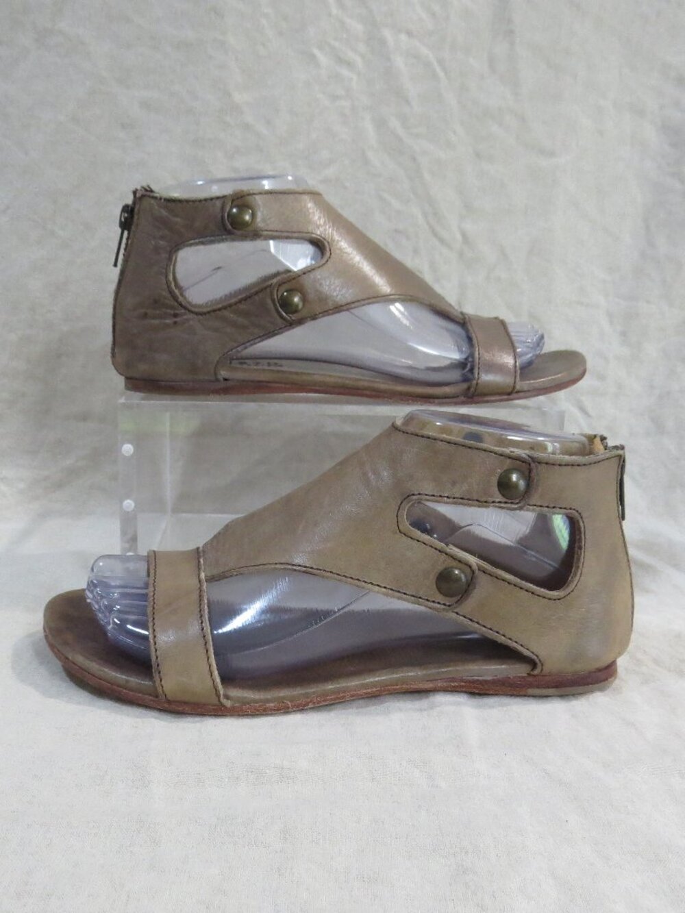 Bed Stu Soto Leather Sandals SIZE 7 Rustic Tan Brown